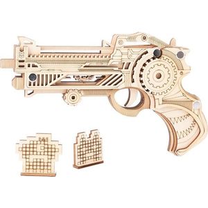 Dřevěné 3D puzzle Zbraň na gumičky Virbius vyobraziť