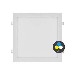 T-LED Biely vstavaný LED panel hranatý 300 x 300mm 24W 24V CCT 102207 vyobraziť