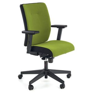 HALMAR Pop kancelárska stolička s podrúčkami čierna / zelená vyobraziť