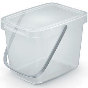 NABBI NHW6 plastový úložný box s rúčkou 6 l priehľadná vyobraziť
