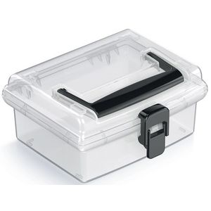 NABBI NUF1L plastový úložný box priehľadná / čierna vyobraziť