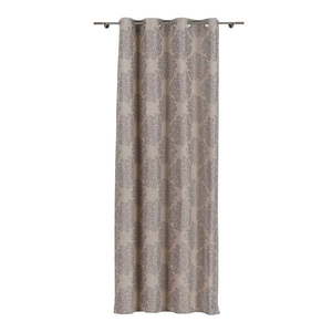 Sivo-hnedý záves 140x245 cm Kansai - Mendola Fabrics vyobraziť