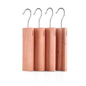 Odpudzovač šatníkových molí 4 ks z cédrového dreva v prírodnej farbe – Rayen vyobraziť