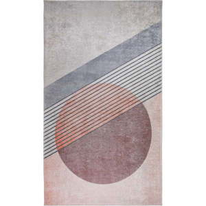 Umývateľný behúň vo svetloružovo-sivej farbe 80x200 cm – Vitaus vyobraziť