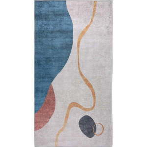 Umývateľný koberec v modro-krémovej farbe 160x230 cm – Vitaus vyobraziť