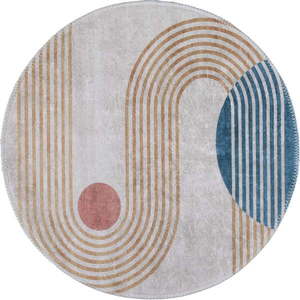 Umývateľný okrúhly koberec ø 120 cm Yuvarlak – Vitaus vyobraziť