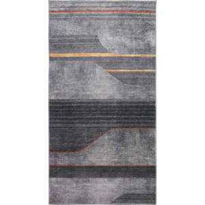 Sivý umývateľný koberec 160x230 cm – Vitaus vyobraziť