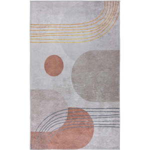 Umývateľný koberec v oranžovo-krémovej farbe 50x80 cm – Vitaus vyobraziť