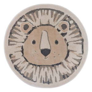 Béžový detský koberec ø 140 cm Lion – Hanse Home vyobraziť