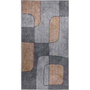 Sivý umývateľný koberec 80x150 cm – Vitaus vyobraziť