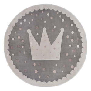 Sivý detský koberec ø 100 cm Crown – Hanse Home vyobraziť