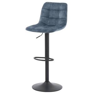 Sconto Barová stolička BRIANA modrá/čierna vyobraziť