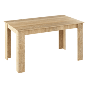 Jedálenský stôl, dub sonoma, 140x80 cm, GENERAL NEW vyobraziť