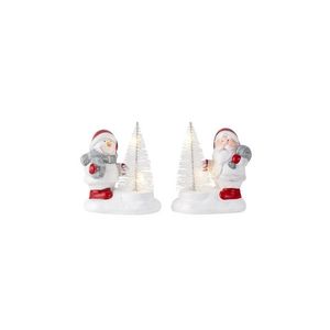 MAKRO - Snehuliak / Santa LED 9, 5cm rôzne druhy vyobraziť