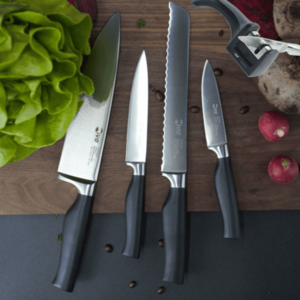 IVO Sada 4 kuchynských nožov IVO Premier 90075 + dvojstupňová brúska na nože ZDARMA vyobraziť