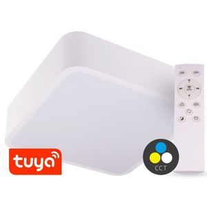 T-LED SMART TUYA Biele LED stropné svietidlo hranaté 500x500mm 48W CCT s DO 105471 vyobraziť