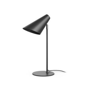 Kovová stolová lampa »Cale«, čierna vyobraziť