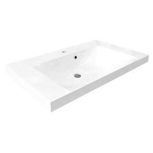 MEREO - Nábytkové umývadlo, 101x46x17 cm, liaty mramor, biele UCM10146 vyobraziť