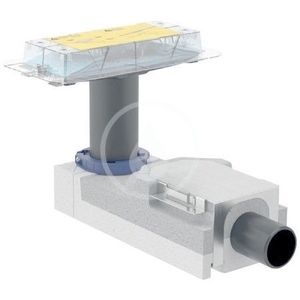GEBERIT - CleanLine Súprava na hrubú montáž sprchového kanálika, na podlahy 90 mm – 200 mm, odpad 50 mm 154.150.00.1 vyobraziť