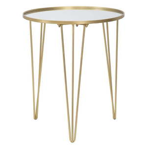 Okrúhly konferenčný stolík v zlatej farbe ø 50 cm Glam – Mauro Ferretti vyobraziť