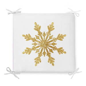 Vianočný sedák s prímesou bavlny Minimalist Cushion Covers Single Snowflake, 42 x 42 cm vyobraziť