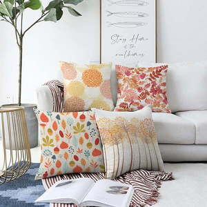 Súprava 4 obliečok na vankúše Minimalist Cushion Covers Autumn Vibes, 55 x 55 cm vyobraziť