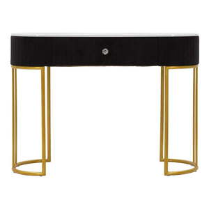 Konzolový stolík v čierno-zlatej farbe 43x100 cm Montpellier – Mauro Ferretti vyobraziť