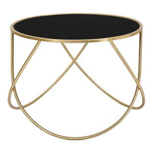 Okrúhly odkladací stolík so sklenenou doskou ø 60 cm Ring – Mauro Ferretti vyobraziť