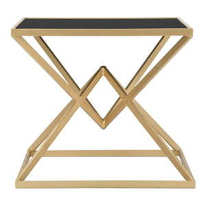 Nočný stolík v čierno-zlatej farbe Piramid – Mauro Ferretti vyobraziť