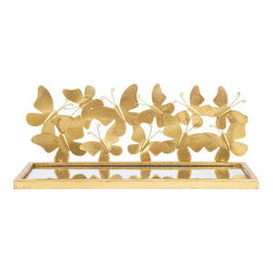 Nočný stolík v zlatej farbe Butterfly – Mauro Ferretti vyobraziť