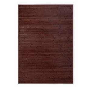 Tmavohnedý bambusový koberec 140x200 cm – Casa Selección vyobraziť
