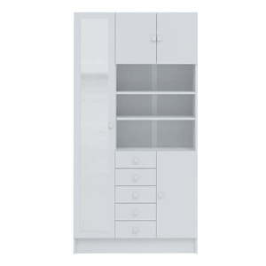 Biela kúpeľňová skrinka 90x182 cm Combi – TemaHome vyobraziť