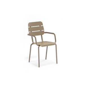 Hnedé/béžové kovové záhradné stoličky v súprave 4 ks Alicante – Ezeis vyobraziť