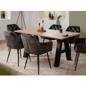 Rozkladací jedálenský stôl Granada 157x90 cm, dub artisan% vyobraziť