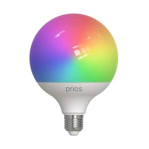 PRIOS Smart LED E27 G125 9W RGB WLAN matná tunable white vyobraziť