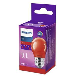 Philips E27 P45 LED žiarovka 3, 1 W, červená vyobraziť