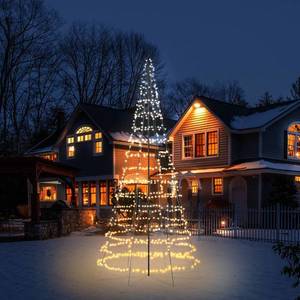 twinkly Twinkly Light Tree do exteriéru, RGBW, výška 600cm vyobraziť