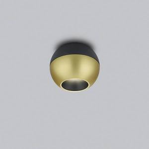 Helestra Helestra Eto LED svetlá Ø 10 cm 927 zlatá – čierna vyobraziť