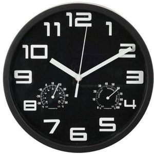 Nástenné hodiny Bristol, 24 x 4 cm, čierna vyobraziť