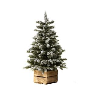 Vianočný stromček v drevenom kvetináči, 52 x 65 cm vyobraziť