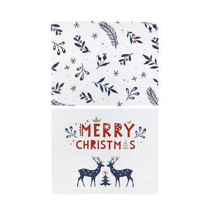 Vianočné látkové prestieranie v súprave 2 ks 45x35 cm Merry Blue Christmas - Butter Kings vyobraziť