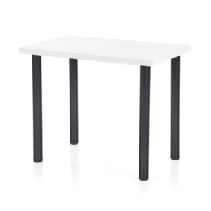 Sconto Jedálenský stôl MUDIX 2 biela/čierna, 90x60 cm vyobraziť