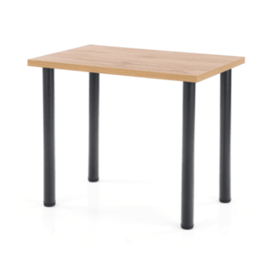 Sconto Jedálenský stôl MUDIX 2 dub wotan/čierna, 90x60 cm vyobraziť