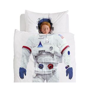 Saténová posteľná bielizeň Astronaut vyobraziť