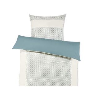 Obojstranná posteľná bielizeň z perkálu, mätová, dvojlôžko vyobraziť