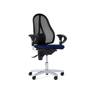 Kancelárska stolička, modrá vyobraziť