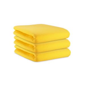Džersejové napínacie prestieradlo, na matrace s rozmermi od 90 x 190 do 100 x 200 cm, žlté vyobraziť