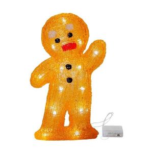 Eglo Eglo 410799 - LED Vianočná dekorácia CRYSTALINE 20xLED/0, 06W/3xAA perníček vyobraziť