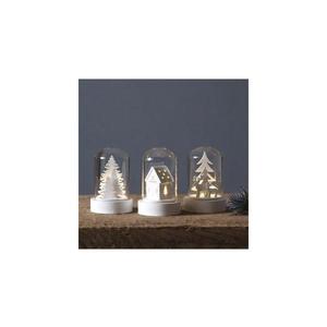 Eglo Eglo 410045 - SADA 3x LED Vianočná dekorácia KUPOL 1xLED/0, 06W/1xCR2032 biela vyobraziť