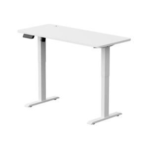 Výškovo nastaviteľný písací stôl LEVANO 140x60 cm biela vyobraziť